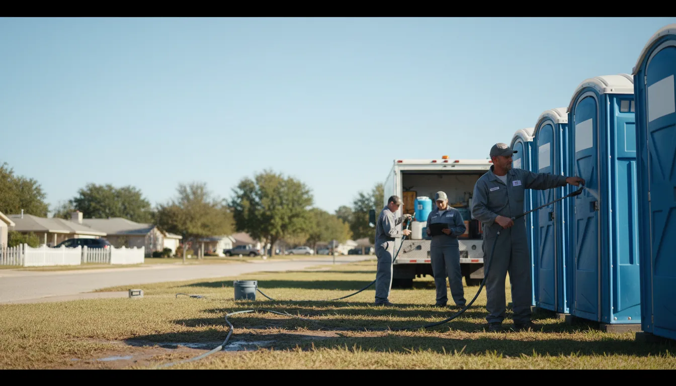 Long-Term Portable Toilet Rental in Fort Valley, GA near me